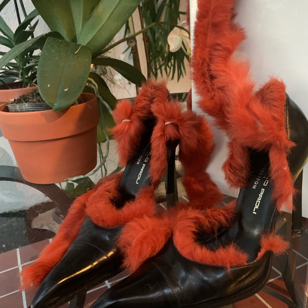 Giancarlo Paoli exclusive for Nordstrom with Burnt Orange/Red fur